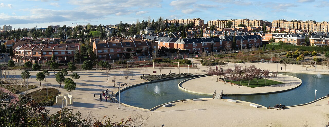 Panorámica del barrio de Piovera, en el distrito de Hortaleza de Madrid