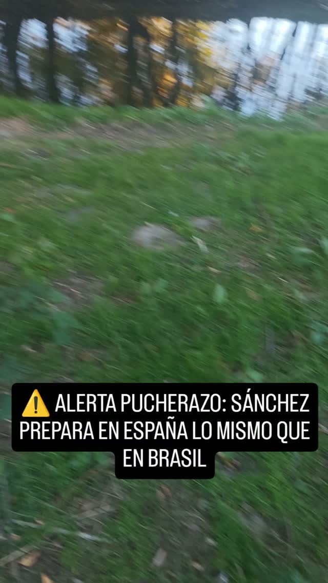 Rótulo del vídeo «Alerta pucherazo: Sánchez prepara en España lo mismo que en Brasil»
