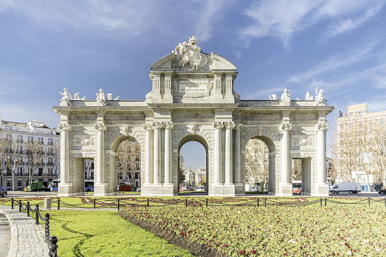 Puerta de Alcalá, en Madrid